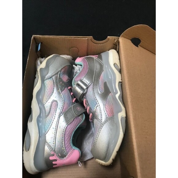Stride Rite Kids Lighted Swirl Sneaker Sz. 12 mo - Picture 2 of 3